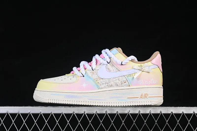 All categories Nk Air Force 1 Air Force series Nk Air Force 1 Low Air Force low-top Nike Air Force 1'07 Low "Mist Island Starlight" Hand-painted graffiti Wuyu Starlight Air Force One low-top casual sneakers FJ7740-120